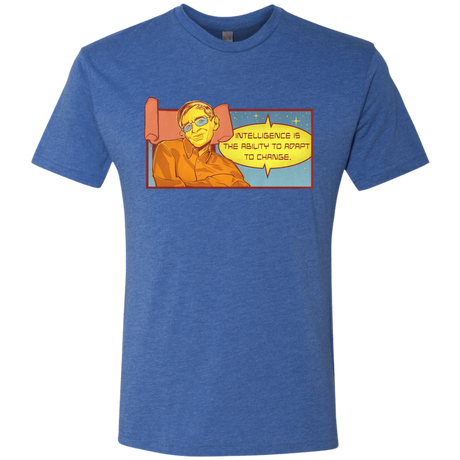 T-Shirts Vintage Royal / S HAWKING intelligance Men's Triblend T-Shirt