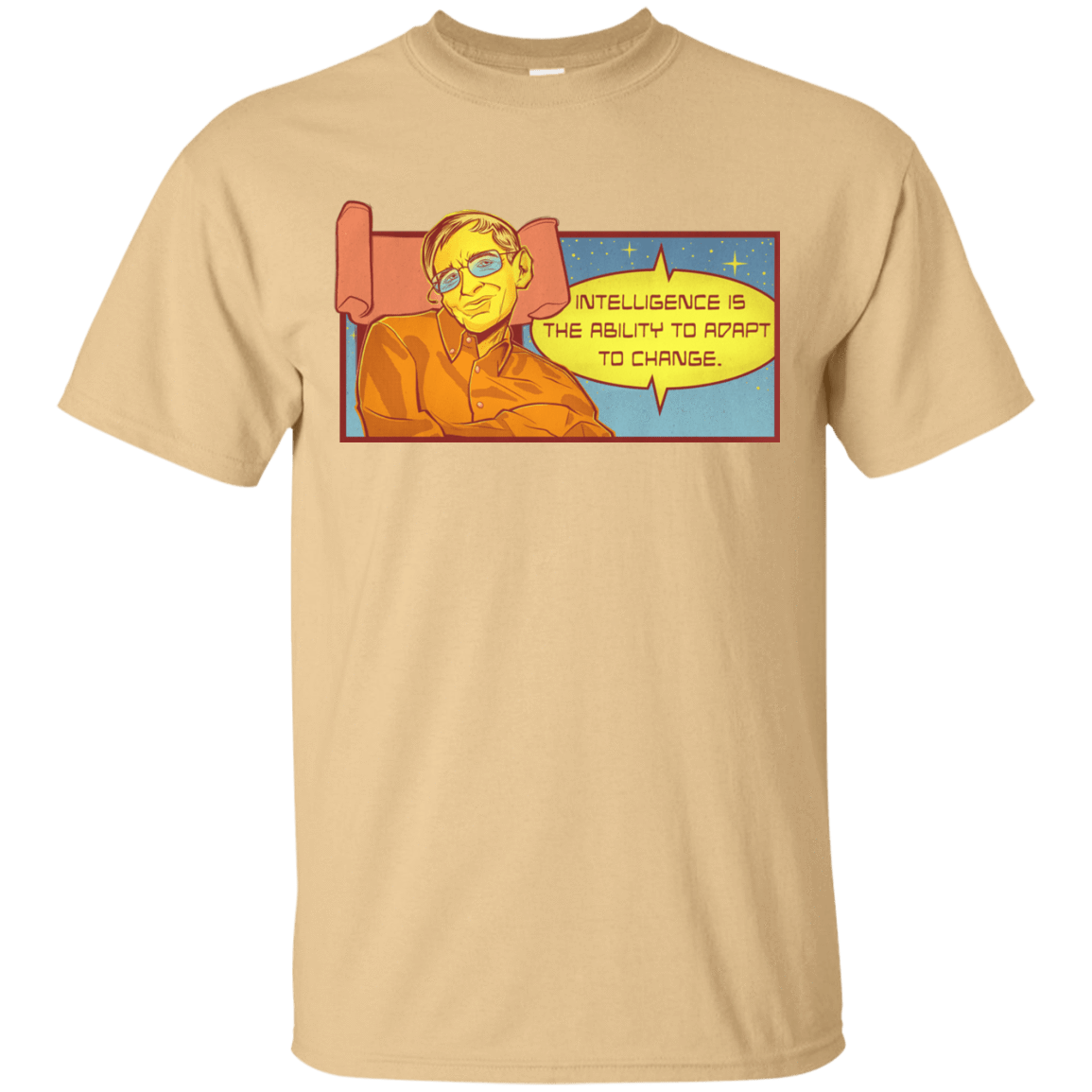 T-Shirts Vegas Gold / S HAWKING intelligance T-Shirt
