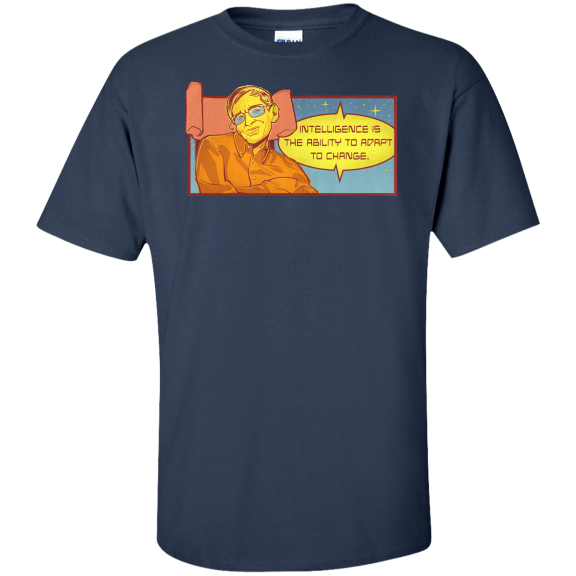 T-Shirts Navy / XLT HAWKING intelligance Tall T-Shirt