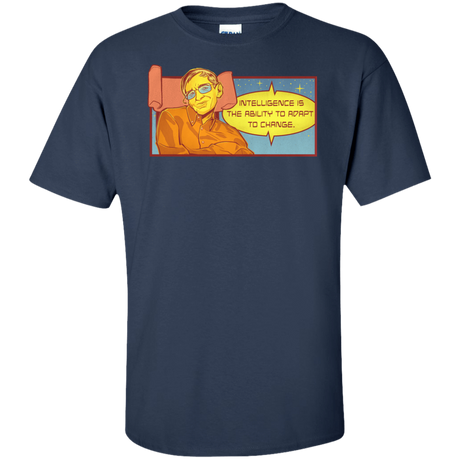 T-Shirts Navy / XLT HAWKING intelligance Tall T-Shirt