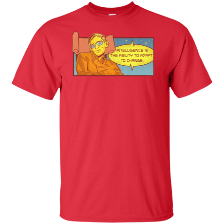 T-Shirts Red / XLT HAWKING intelligance Tall T-Shirt
