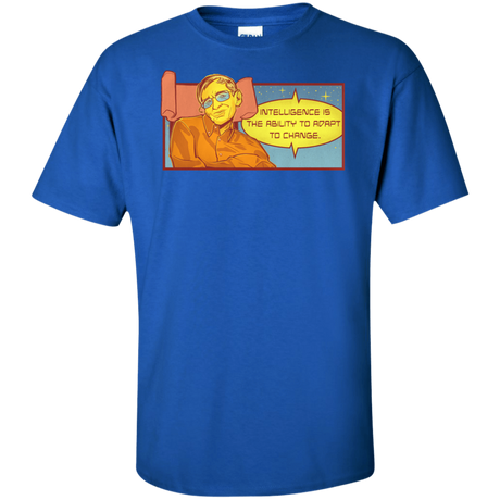 T-Shirts Royal / XLT HAWKING intelligance Tall T-Shirt