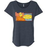 T-Shirts Vintage Navy / X-Small HAWKING intelligance Triblend Dolman Sleeve