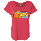 T-Shirts Vintage Red / X-Small HAWKING intelligance Triblend Dolman Sleeve