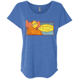 T-Shirts Vintage Royal / X-Small HAWKING intelligance Triblend Dolman Sleeve