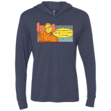 T-Shirts Vintage Navy / X-Small HAWKING intelligance Triblend Long Sleeve Hoodie Tee