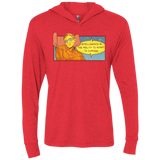 T-Shirts Vintage Red / X-Small HAWKING intelligance Triblend Long Sleeve Hoodie Tee