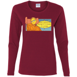 T-Shirts Cardinal / S HAWKING intelligance Women's Long Sleeve T-Shirt