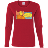 T-Shirts Red / S HAWKING intelligance Women's Long Sleeve T-Shirt
