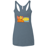 T-Shirts Indigo / X-Small HAWKING intelligance Women's Triblend Racerback Tank