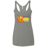 T-Shirts Venetian Grey / X-Small HAWKING intelligance Women's Triblend Racerback Tank