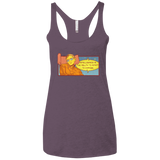 T-Shirts Vintage Purple / X-Small HAWKING intelligance Women's Triblend Racerback Tank