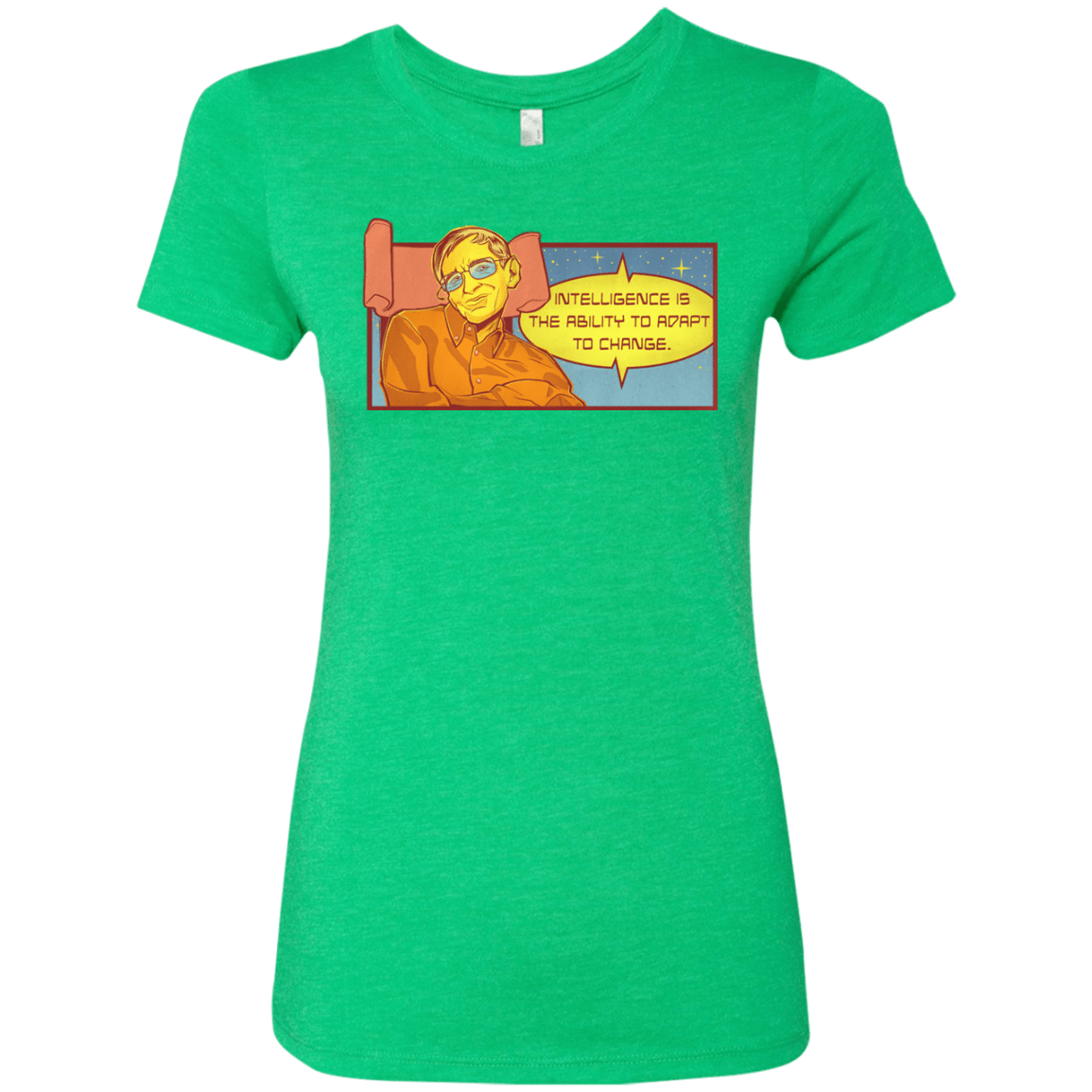 T-Shirts Envy / S HAWKING intelligance Women's Triblend T-Shirt