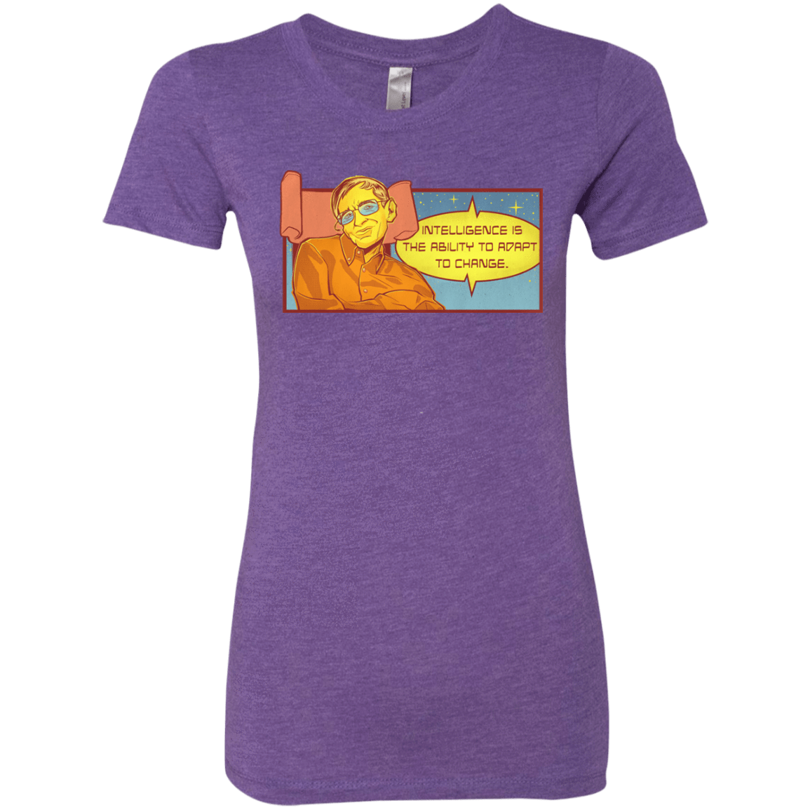 T-Shirts Purple Rush / S HAWKING intelligance Women's Triblend T-Shirt