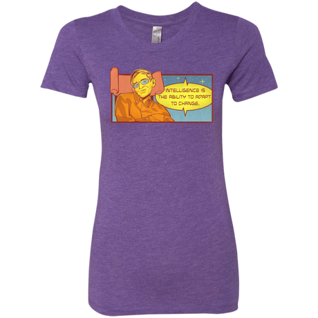 T-Shirts Purple Rush / S HAWKING intelligance Women's Triblend T-Shirt