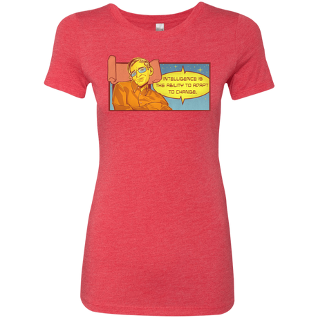 T-Shirts Vintage Red / S HAWKING intelligance Women's Triblend T-Shirt