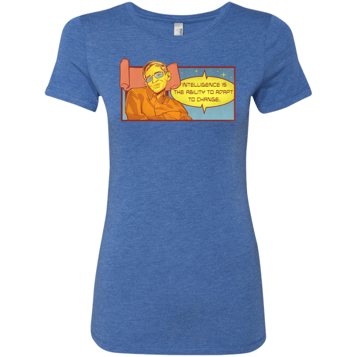 T-Shirts Vintage Royal / S HAWKING intelligance Women's Triblend T-Shirt