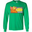 T-Shirts Irish Green / YS HAWKING intelligance Youth Long Sleeve T-Shirt