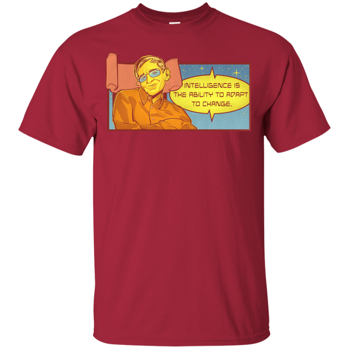 T-Shirts Cardinal / YXS HAWKING intelligance Youth T-Shirt