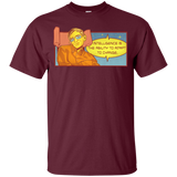 T-Shirts Maroon / YXS HAWKING intelligance Youth T-Shirt