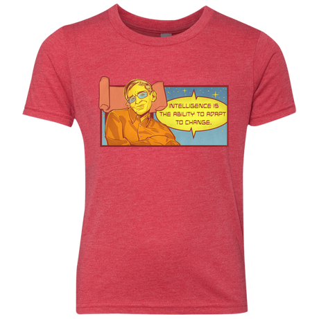 T-Shirts Vintage Red / YXS HAWKING intelligance Youth Triblend T-Shirt