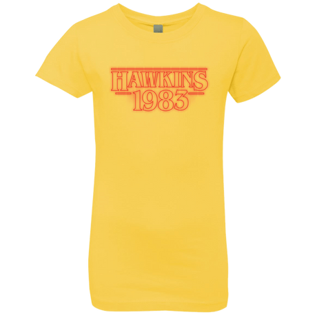 T-Shirts Vibrant Yellow / YXS Hawkins 83 Girls Premium T-Shirt