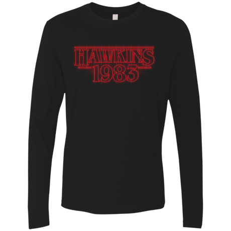 T-Shirts Black / Small Hawkins 83 Men's Premium Long Sleeve