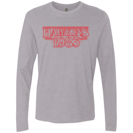 T-Shirts Heather Grey / Small Hawkins 83 Men's Premium Long Sleeve