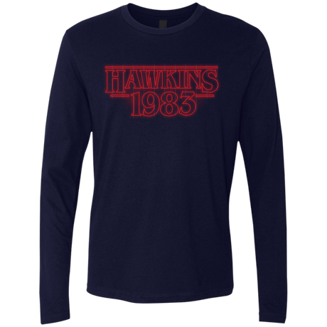 T-Shirts Midnight Navy / Small Hawkins 83 Men's Premium Long Sleeve