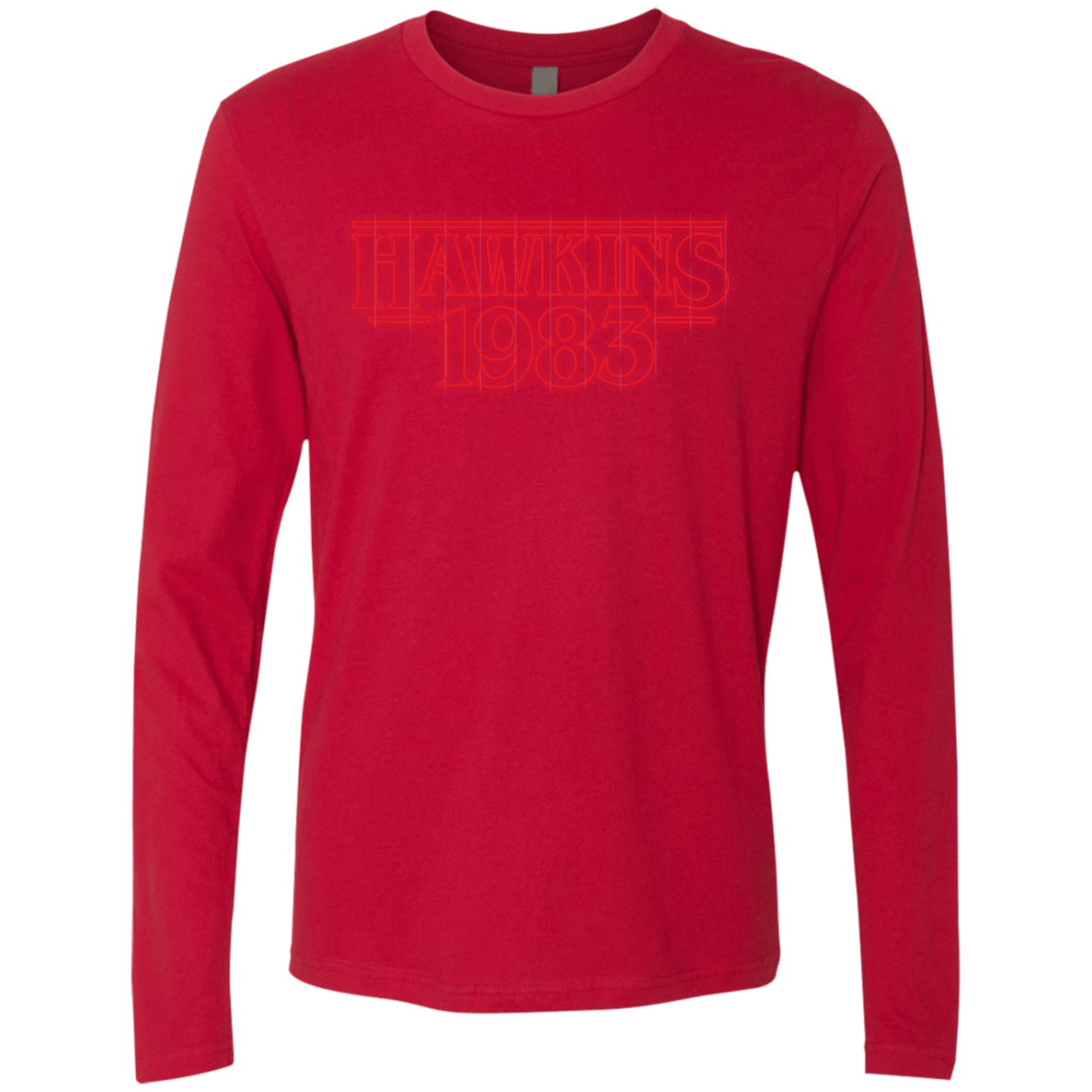 T-Shirts Red / Small Hawkins 83 Men's Premium Long Sleeve