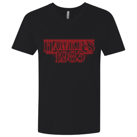 T-Shirts Black / X-Small Hawkins 83 Men's Premium V-Neck