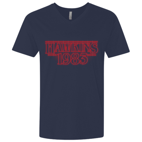 T-Shirts Midnight Navy / X-Small Hawkins 83 Men's Premium V-Neck