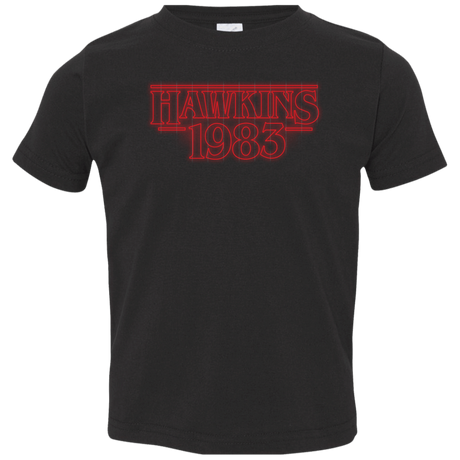 T-Shirts Black / 2T Hawkins 83 Toddler Premium T-Shirt