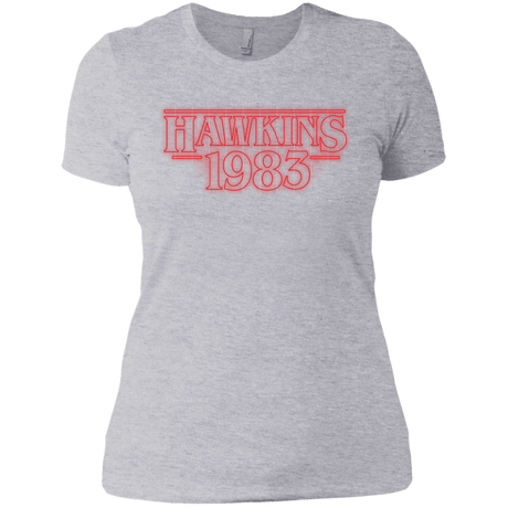 T-Shirts Heather Grey / X-Small Hawkins 83 Women's Premium T-Shirt