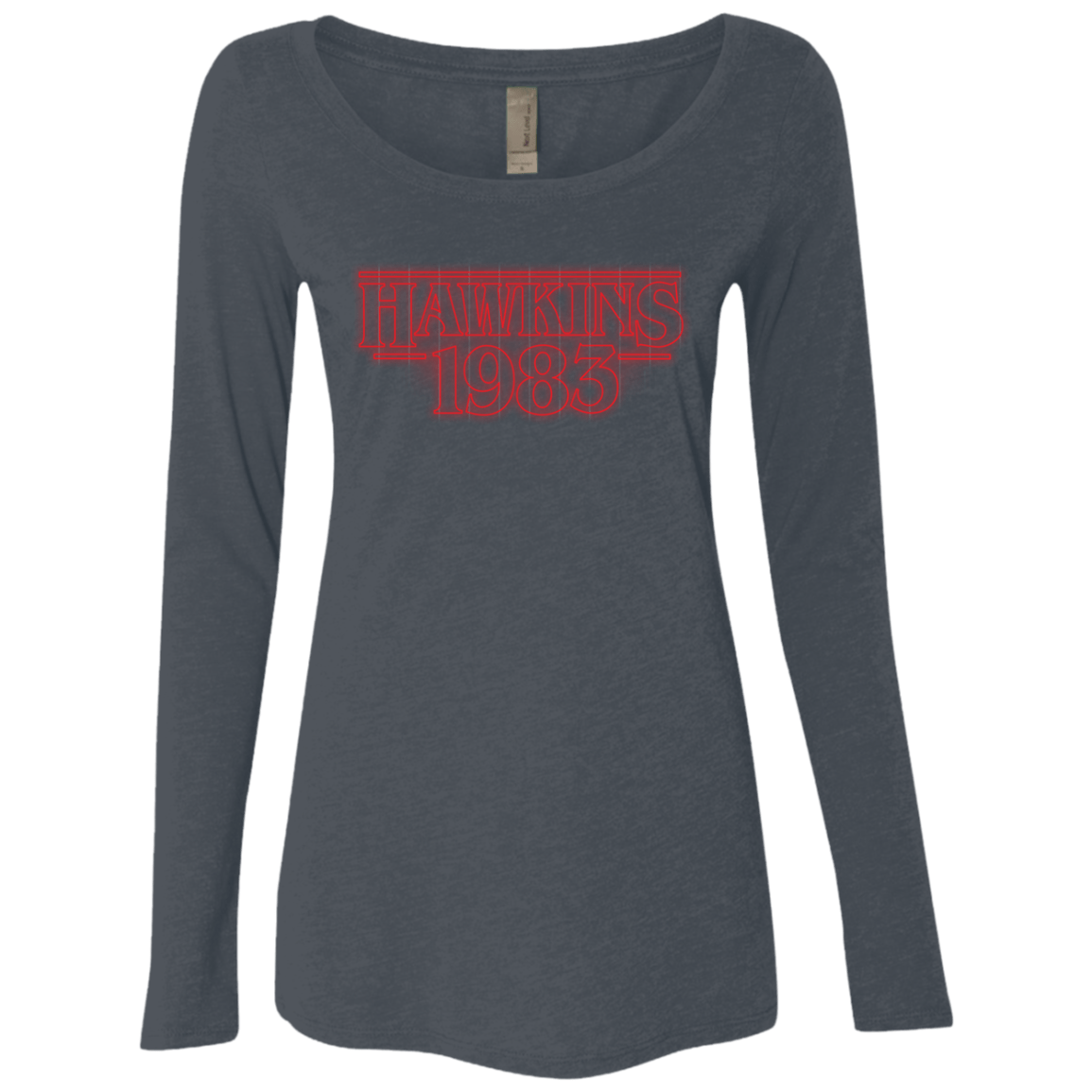 T-Shirts Vintage Navy / Small Hawkins 83 Women's Triblend Long Sleeve Shirt