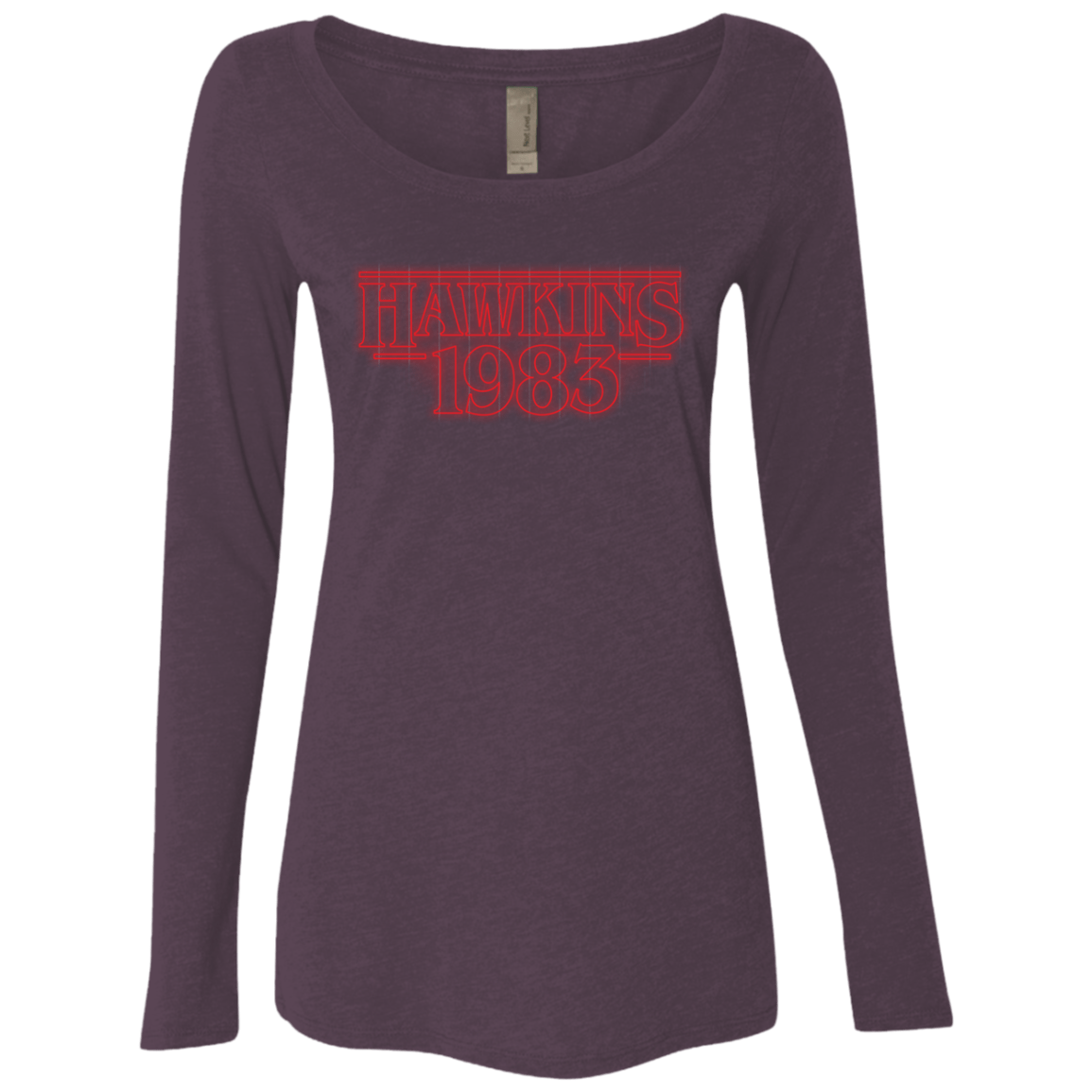 T-Shirts Vintage Purple / Small Hawkins 83 Women's Triblend Long Sleeve Shirt