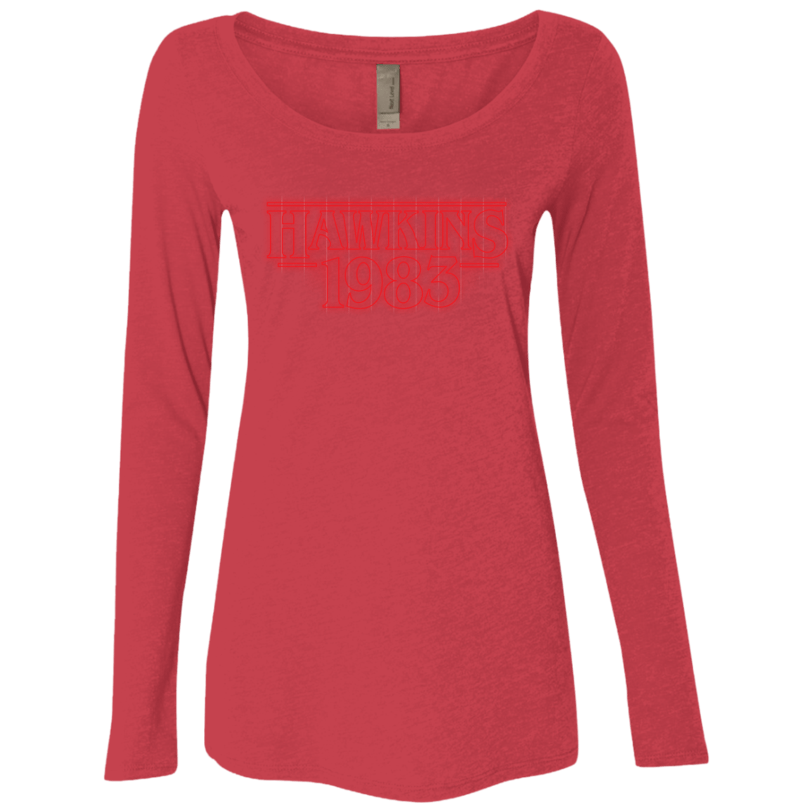 T-Shirts Vintage Red / Small Hawkins 83 Women's Triblend Long Sleeve Shirt