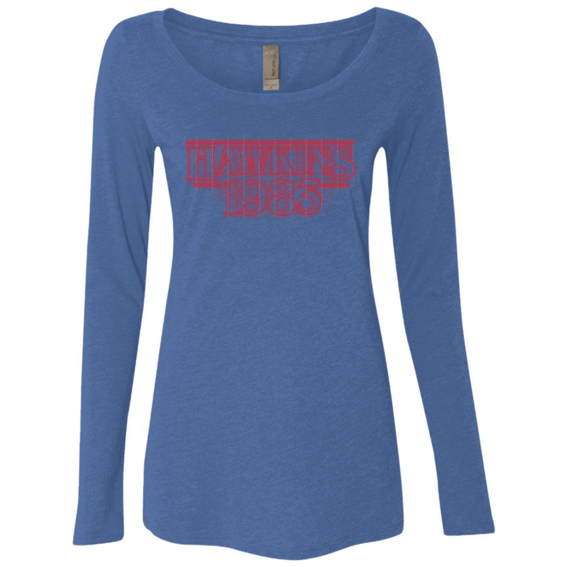 T-Shirts Vintage Royal / Small Hawkins 83 Women's Triblend Long Sleeve Shirt
