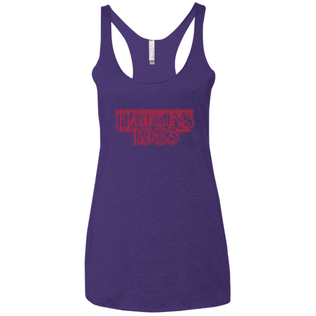 T-Shirts Purple / X-Small Hawkins 83 Women's Triblend Racerback Tank