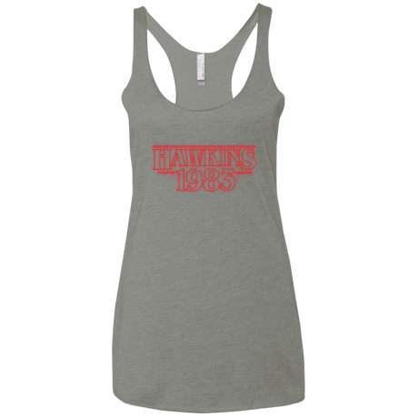T-Shirts Venetian Grey / X-Small Hawkins 83 Women's Triblend Racerback Tank