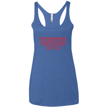 T-Shirts Vintage Royal / X-Small Hawkins 83 Women's Triblend Racerback Tank