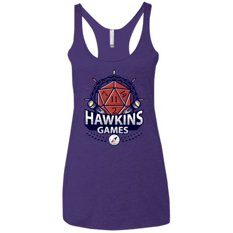 Hawkins Games Women's Triblend Racerback Tank