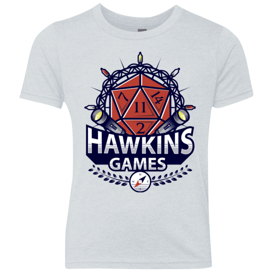 T-Shirts Heather White / YXS Hawkins Games Youth Triblend T-Shirt