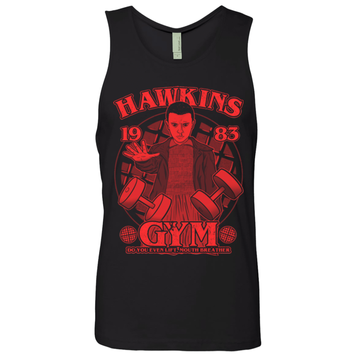 T-Shirts Black / Small Hawkins Gym Men's Premium Tank Top