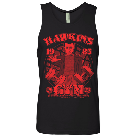 T-Shirts Black / Small Hawkins Gym Men's Premium Tank Top