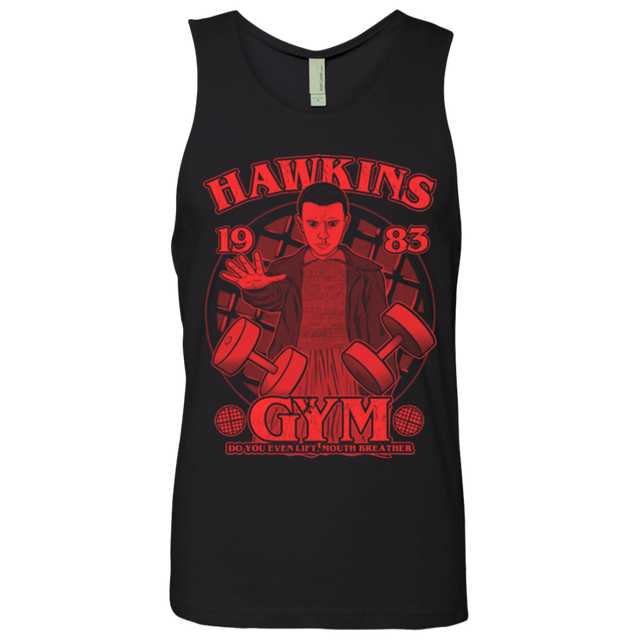 T-Shirts Black / Small Hawkins Gym Men's Premium Tank Top