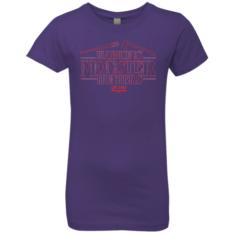 T-Shirts Purple Rush / YXS Hawkins Monster Hunters Girls Premium T-Shirt