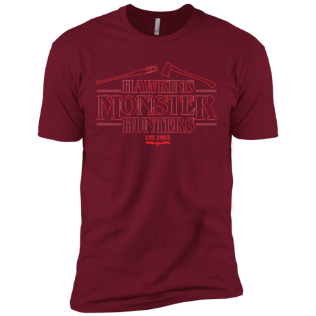 T-Shirts Cardinal / X-Small Hawkins Monster Hunters Men's Premium T-Shirt