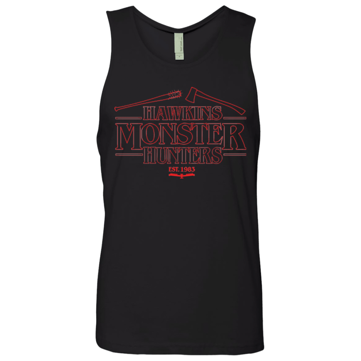 T-Shirts Black / Small Hawkins Monster Hunters Men's Premium Tank Top