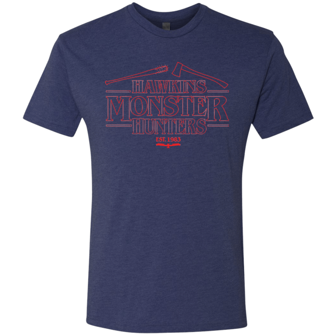 T-Shirts Vintage Navy / Small Hawkins Monster Hunters Men's Triblend T-Shirt
